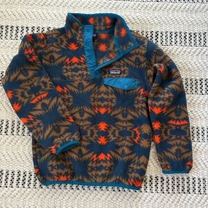 Patagonia Kids Jacket - Blue and Orange Pattern